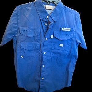 Boys medium Columbia fishing shirt